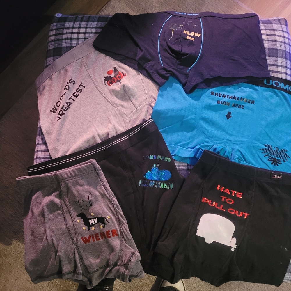 Men's authentic designer briefs.  Custom made for any size man in your life.